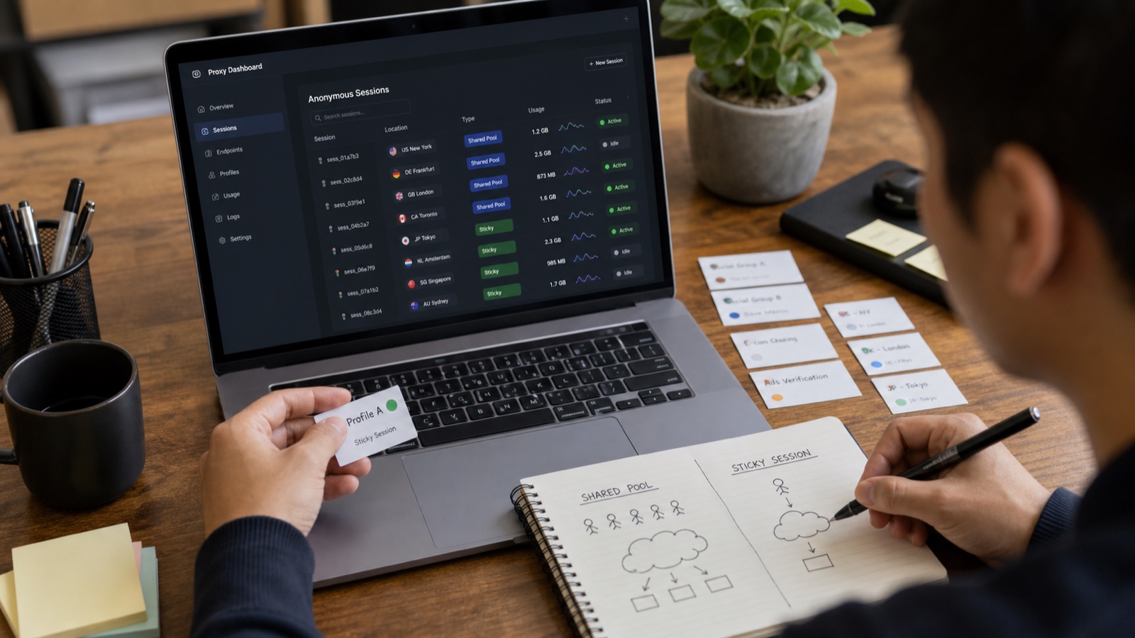 So sánh shared proxy pool và sticky session cho workflow cần ổn định
